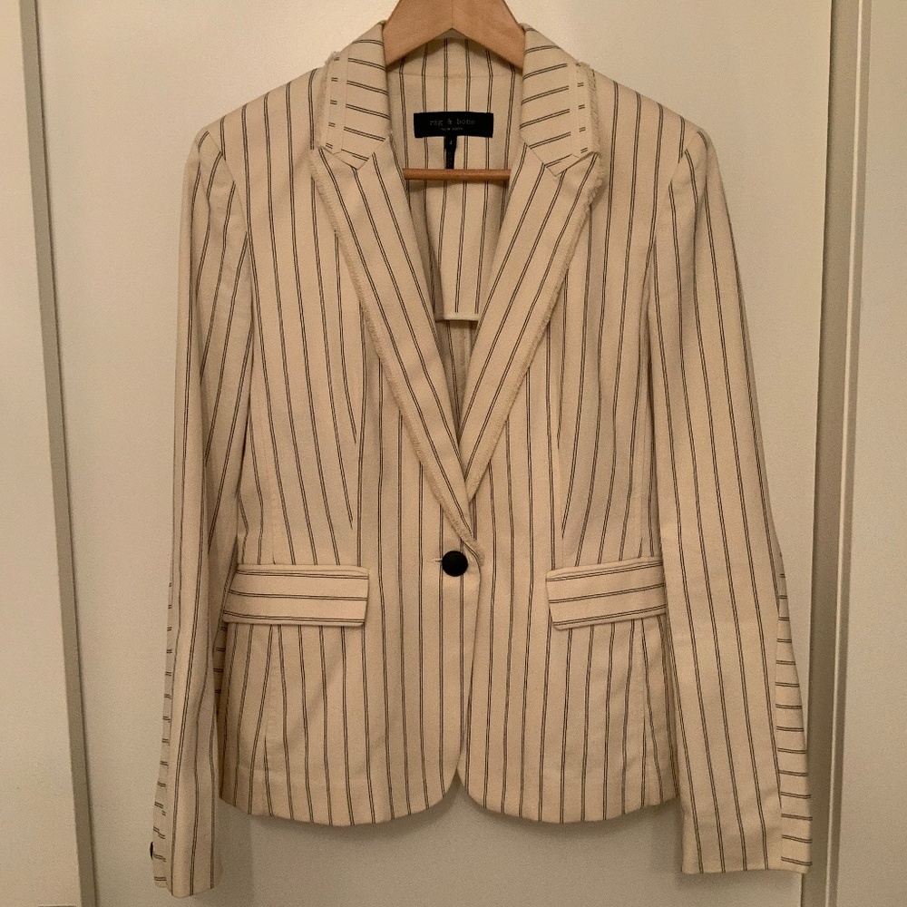 Rag & Bone Millie Pinstripe Blazer